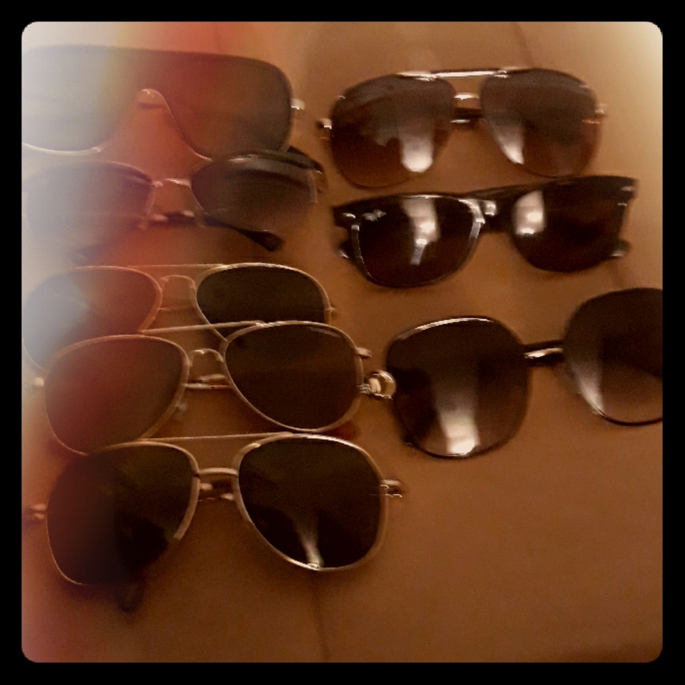 Designer shades , Faragamo , Marc Jacobs , Ray ban